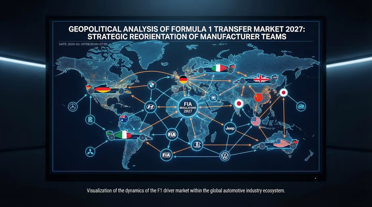 Analisis Geopolitik Bursa Transfer Formula 1 2027: Reorientasi Strategis Tim Manufaktur